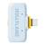 Hollyland LARK A1 Combo (Sky Blue, USB-C + Lightning) - zestaw, bezprzewodowy system audio, 2x mikrofon krawatowy, etui ładujące, niebieski - odbiornik